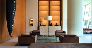 Iluminação Recepção Hotel Emiliano SP